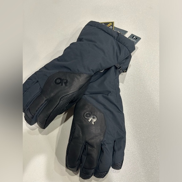 Outdoor Research Men's Small Super Couloir Sensor Gloves Black Ski Snow NWT - Picture 1 of 13